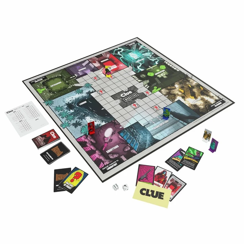 Universal Monster Clue Board Game, 1 Count