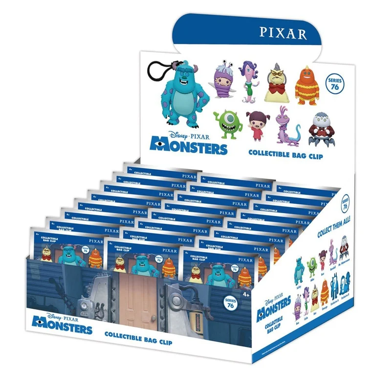 Monsters University 3D Foam Bag Clip, Mystery Bag Clip, Disney, 1 Count