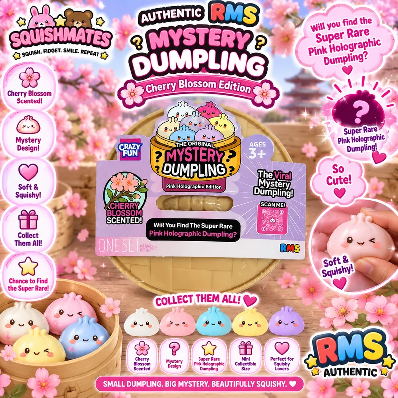 Authentic RMS Mystery Dumpling- Cherry Blossom Series