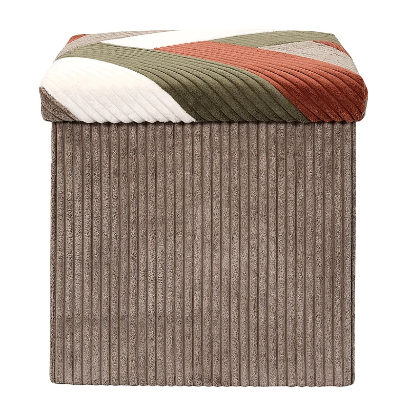 COFFRE POUF PLIABLE PATCHWORK COTELE SCOTT