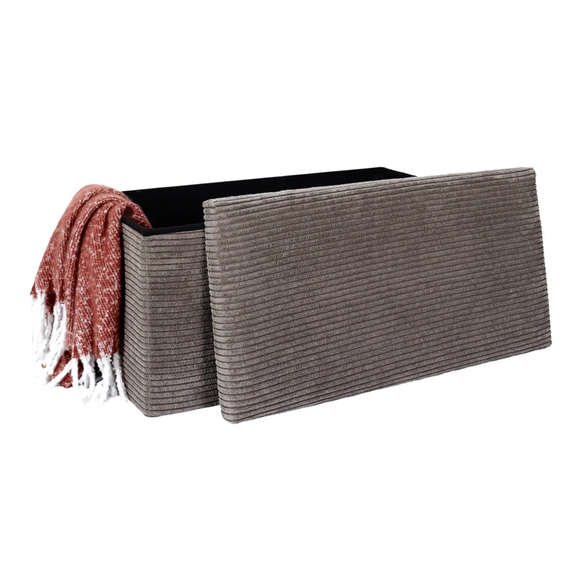 COFFRE BANC PLIABLE COTELE SCOTT TAUPE