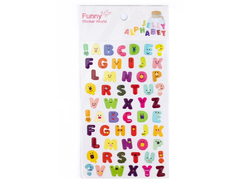 Stickers alphabet Jelly