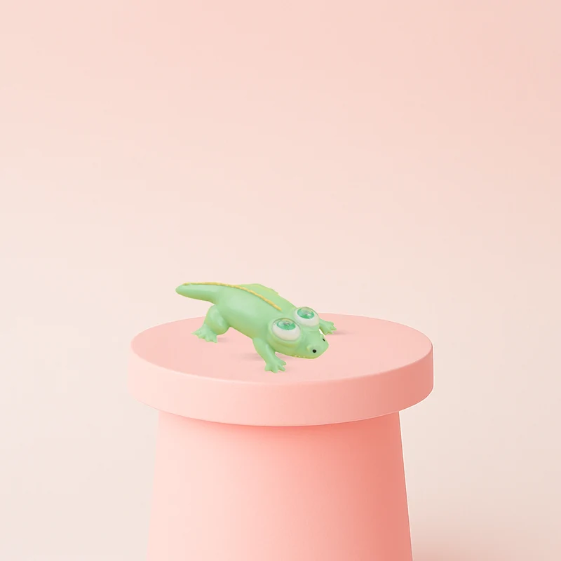 Rolling Eye Big Crocodile Soft EVA Stress Relief Toy