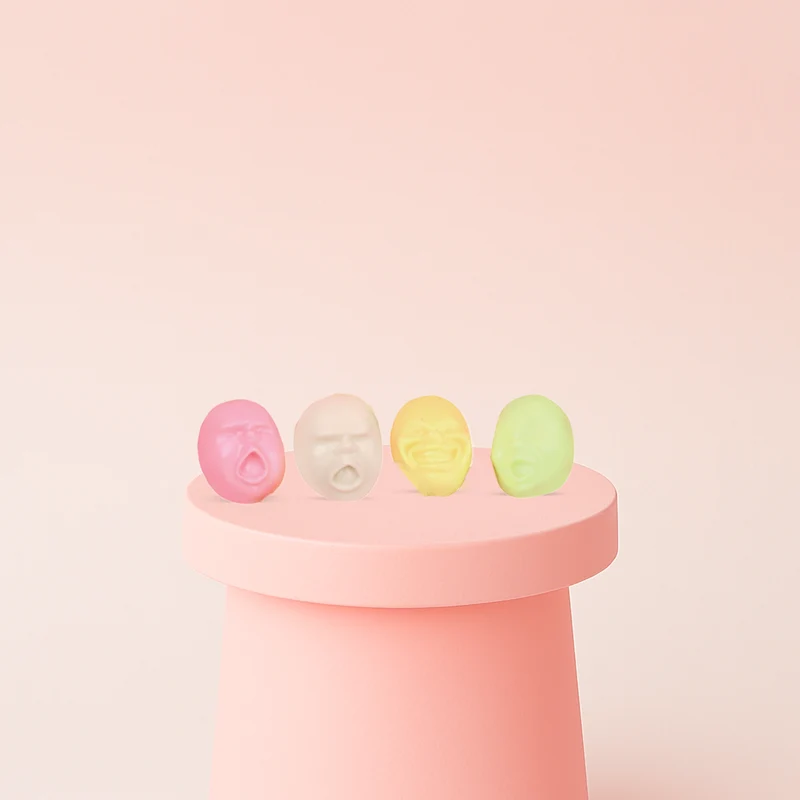 Face Emoji Squishies Soft EVA Stress Relief Toy