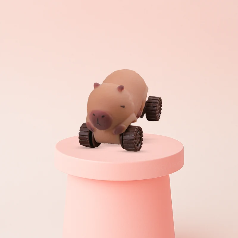 Capybara Car Pull Back Capybara Stress Relief Toy