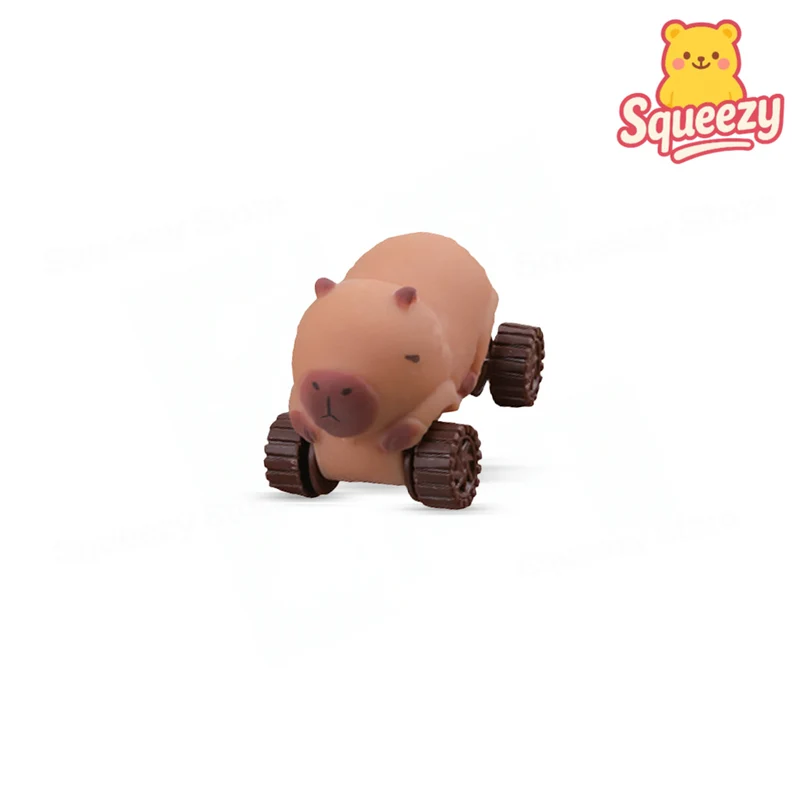 Capybara Car Pull Back Capybara Stress Relief Toy