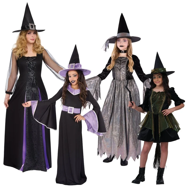 Wizard and Witch Family Costumes