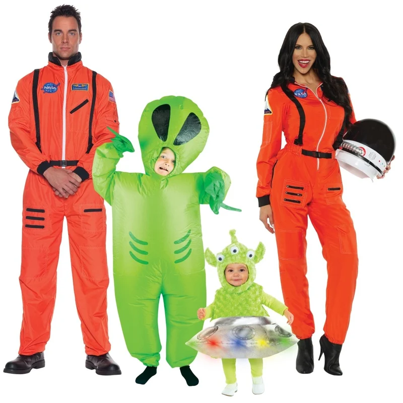Alien and Astronaut Family Costumes