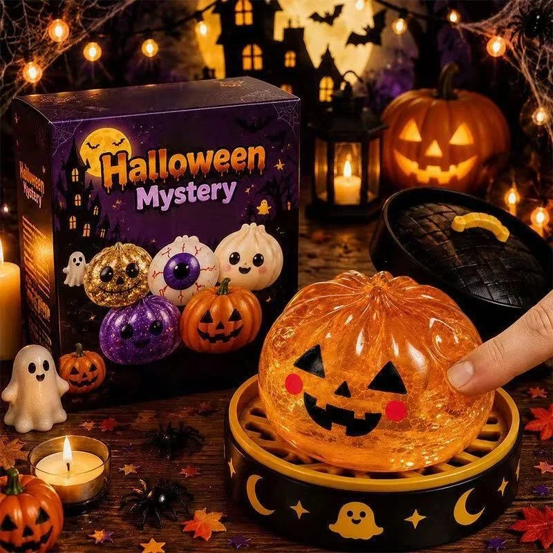 Halloween Mystery Blind Box Glitter Squishy 🎃👻 Une surprise effrayamment amusante !