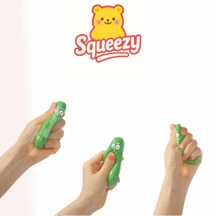 Pickle Rick Squishy Stress Relief Toy