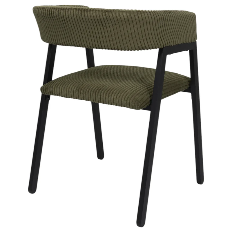FAUTEUIL DESIGN COTELE SCOTT VERT - LOT DE 2