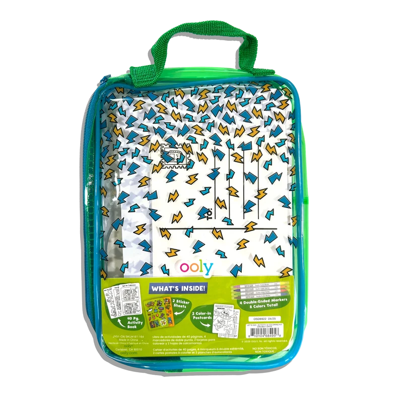 OOLY Let's Go! Robo Dinos Activity & Coloring Kit