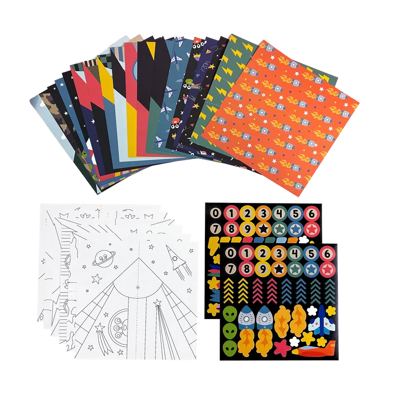 OOLY DIY Paper Airplanes Activity Kit 24ct