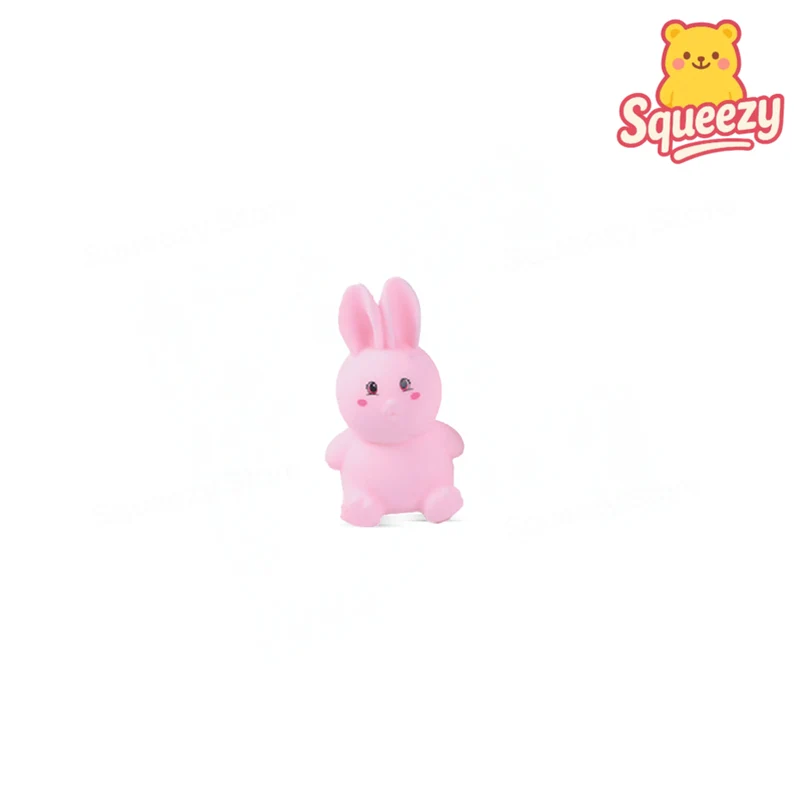 Pink & White EVA Rabbit Soft Stress Relief Toy