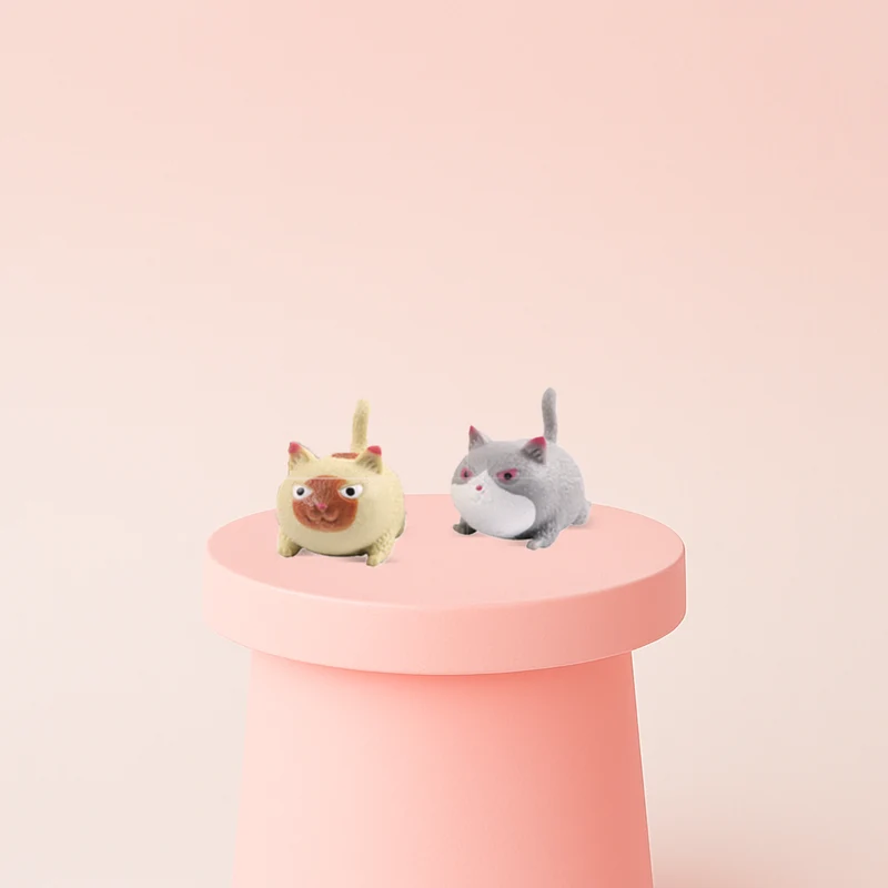 Small Angry Cat Soft EVA Stress Relief Toy