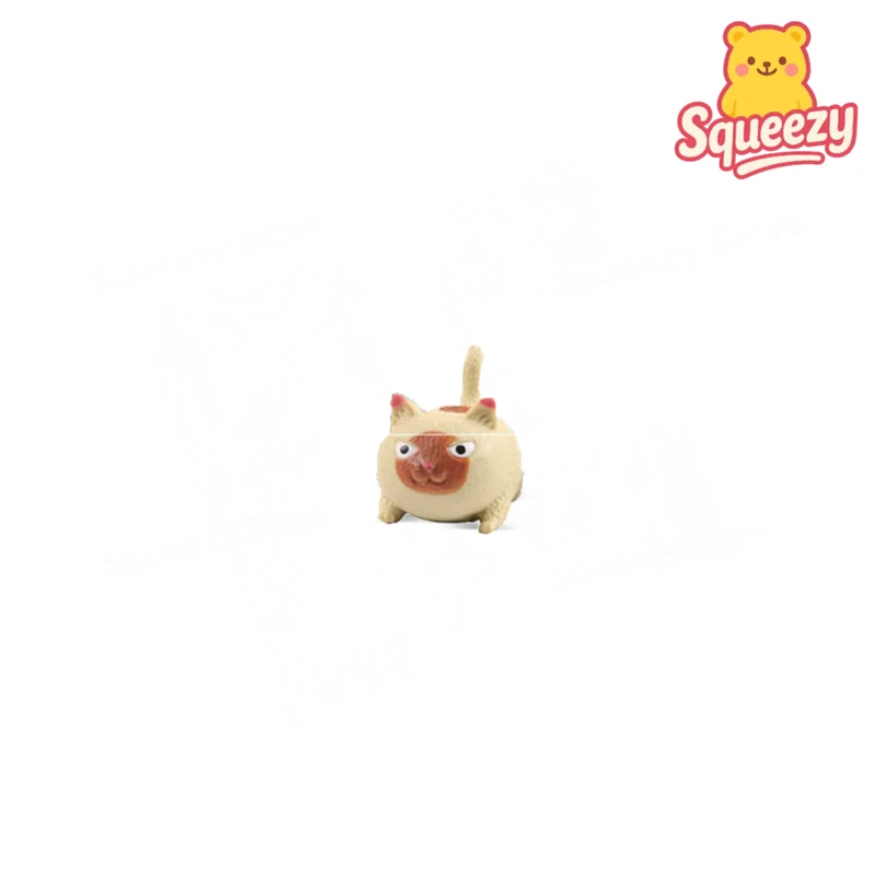 Small Angry Cat Soft EVA Stress Relief Toy