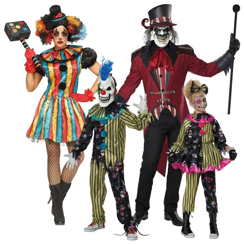 Evil Circus Family Costumes