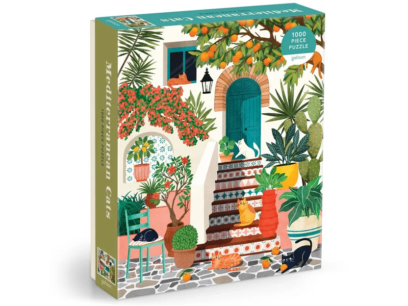 Puzzle Mediterranean Cats - 1000 pièces