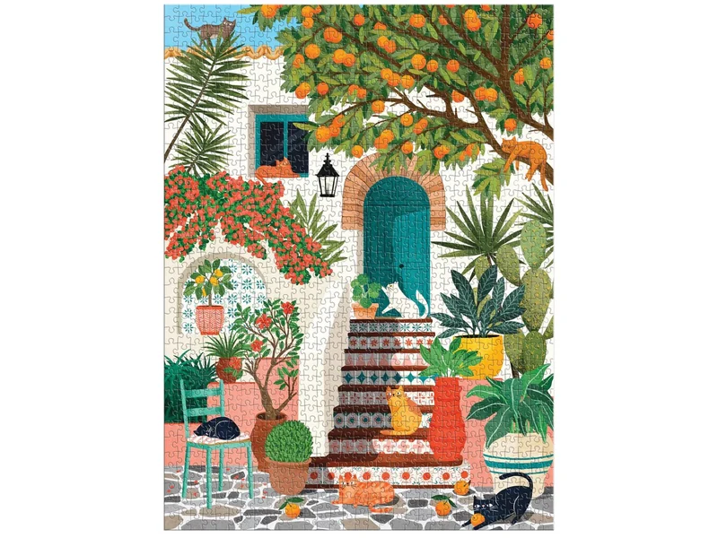 Puzzle Mediterranean Cats - 1000 pièces