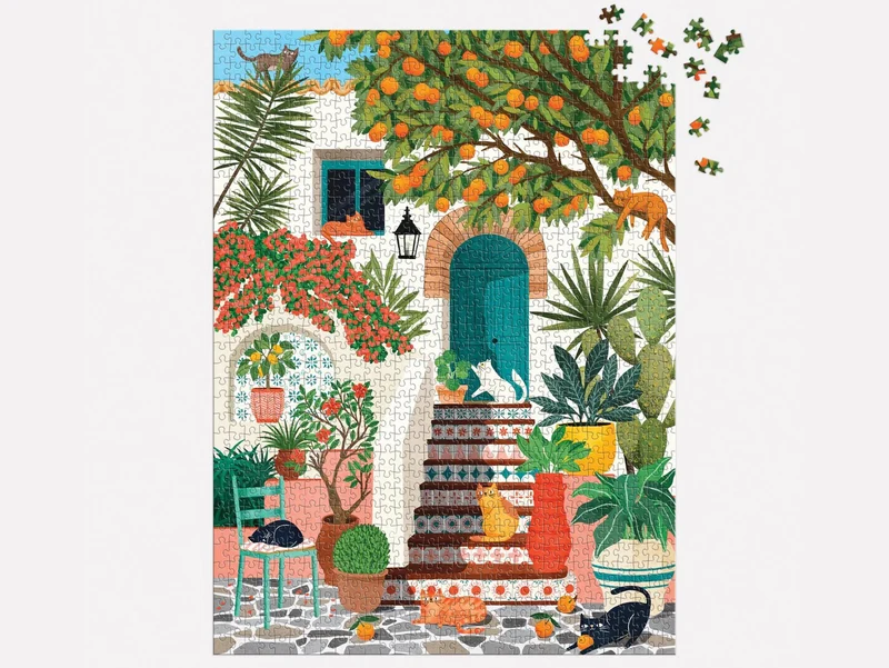 Puzzle Mediterranean Cats - 1000 pièces