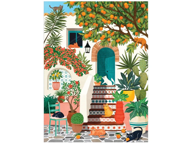 Puzzle Mediterranean Cats - 1000 pièces