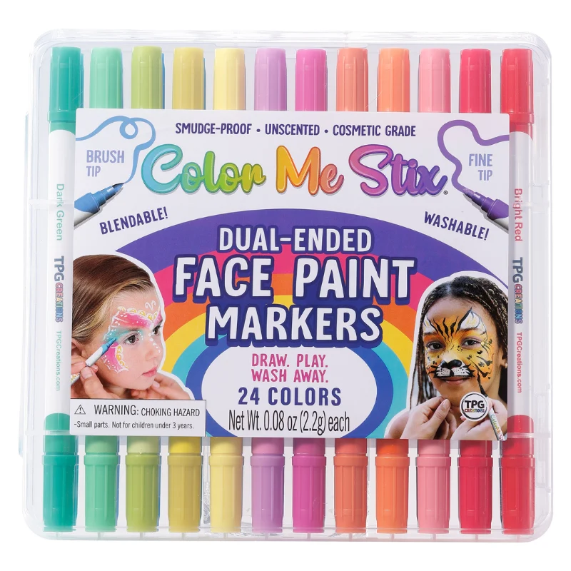 The Pencil Grip Color Me Stix Face Paint Markers 24 Pack