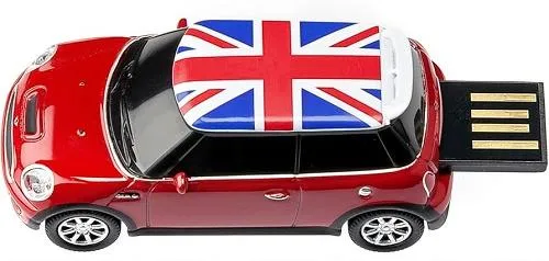 USB Retractable Mini Cooper S 1:68 Flash Drive 8GB / Clé USB rétractable Mini Cooper S 1:68 8 Go