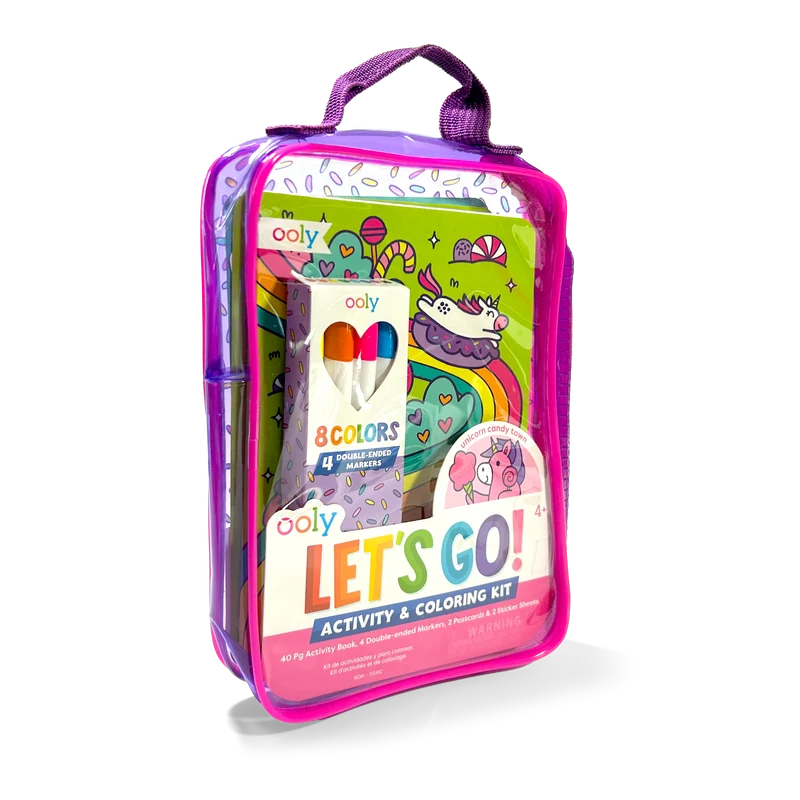 OOLY Let's Go! Unicorn Candy Town Activity Kit