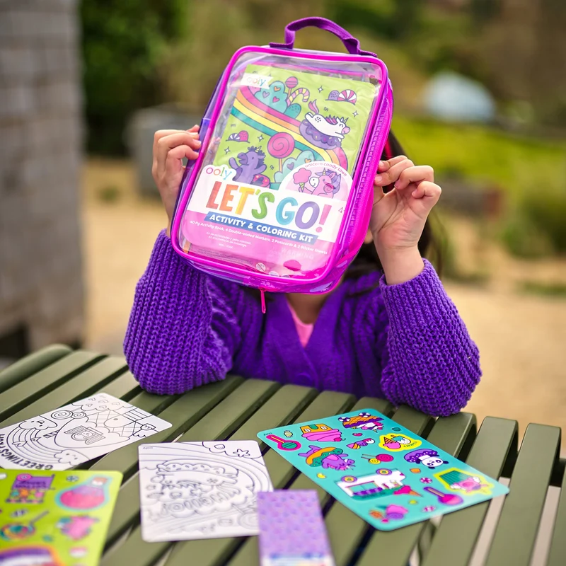 OOLY Let's Go! Unicorn Candy Town Activity Kit