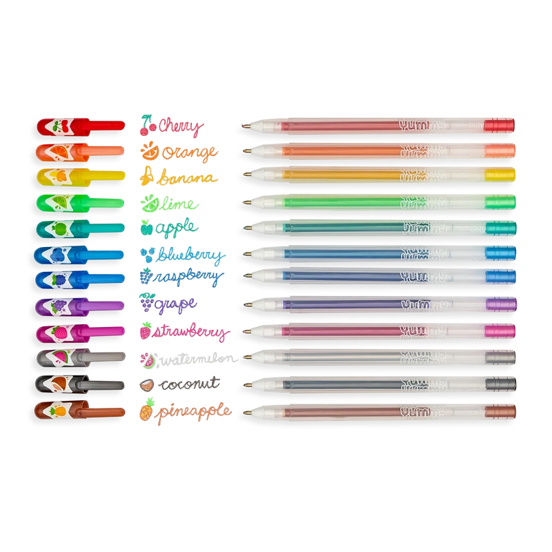 Yummy Glitter Gel Scented Pens