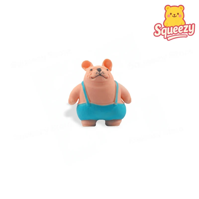 Squishy Bully Dog Super Soft Slow Rising Stress Relief Toy