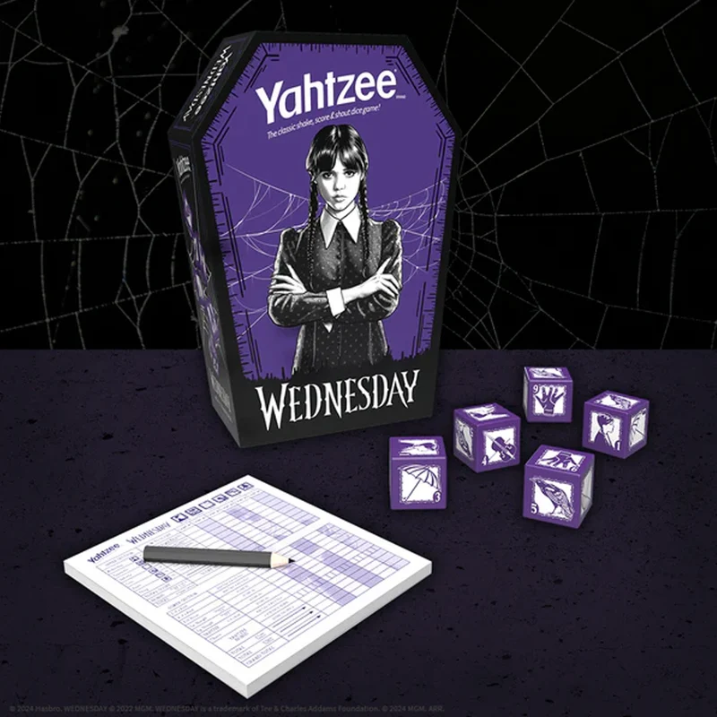 Wednesday Adams Yahtzee-