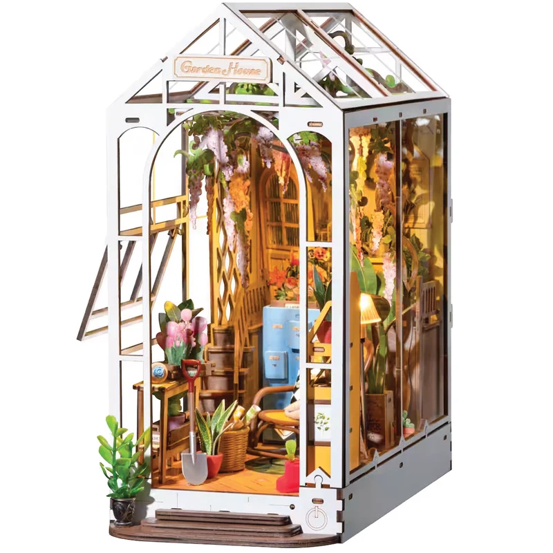 Garden House DIY Book Nook Shelf Insert