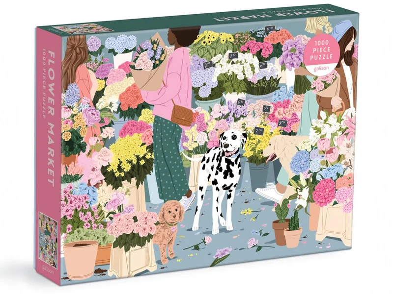 Puzzle Flower Market - 1000 pièces - Galison