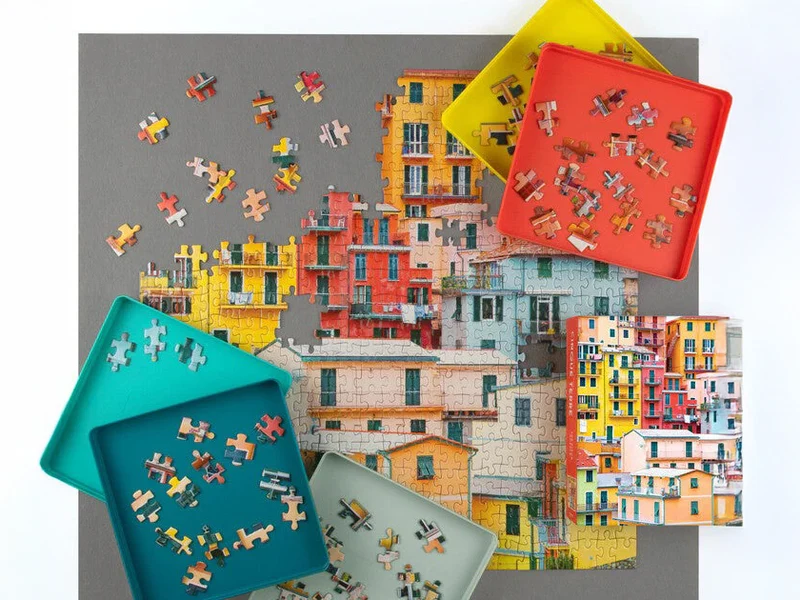 Plateaux tri puzzle Galison set rangement - Galison