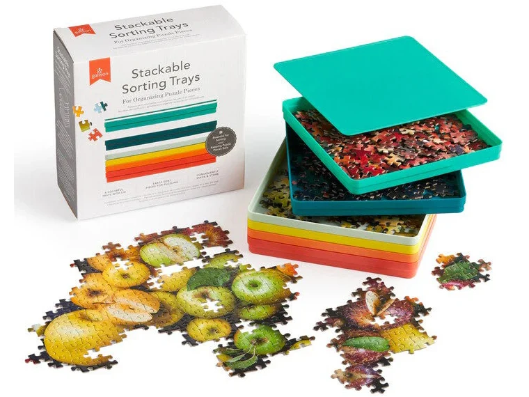 Plateaux tri puzzle Galison set rangement - Galison