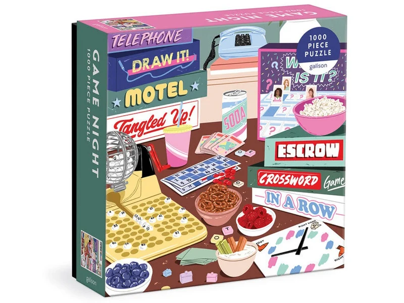 Puzzle Game Night - 1000 pièces - Galison