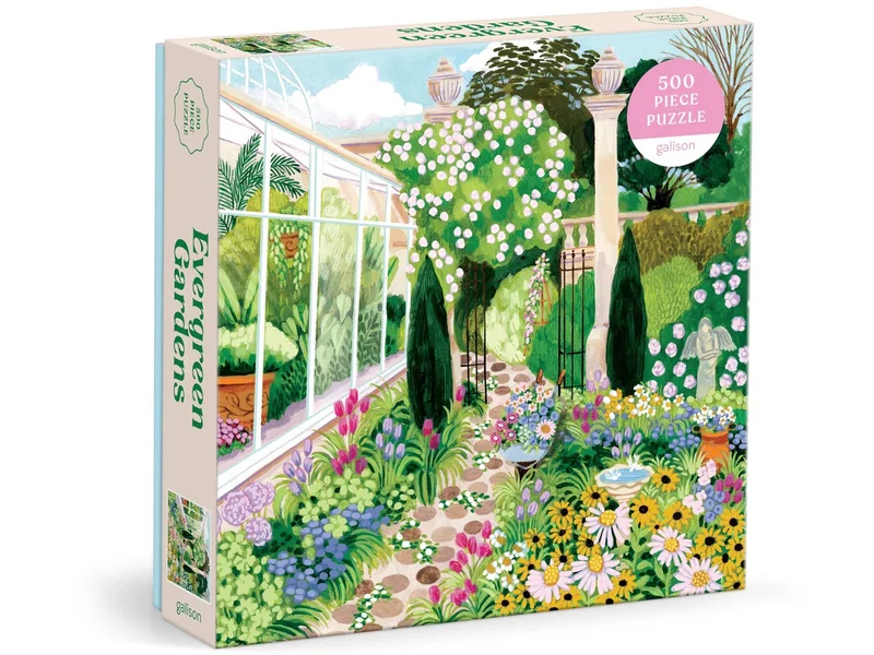 Puzzle Evergreen Gardens - 500 pièces - Galison