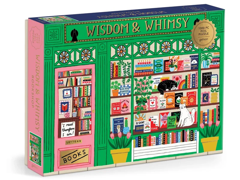 Puzzle Wisdom & Whimsy Bookshop - 1000 pièces - Galison
