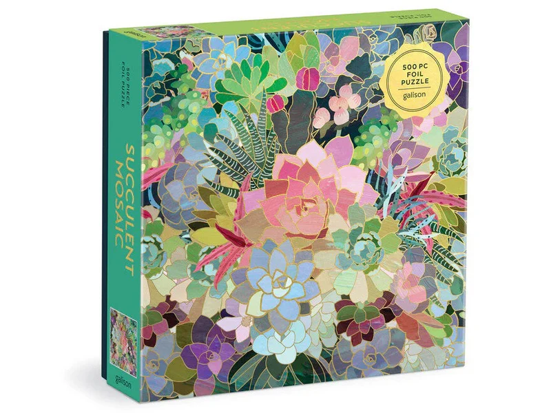 Puzzle Succulent Mosaic - 500 pièces - Galison