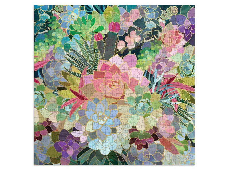 Puzzle Succulent Mosaic - 500 pièces - Galison