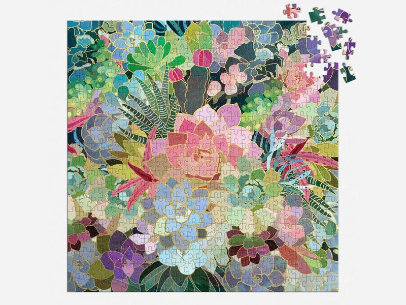 Puzzle Succulent Mosaic - 500 pièces - Galison