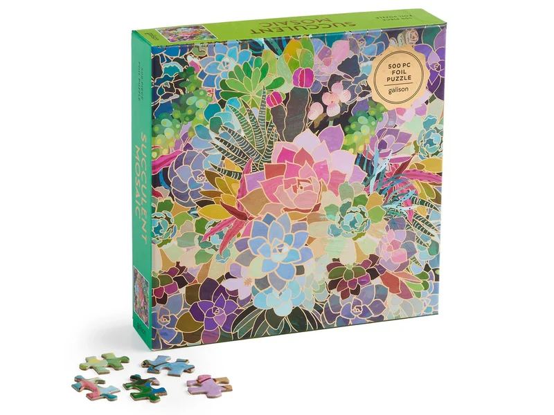 Puzzle Succulent Mosaic - 500 pièces - Galison