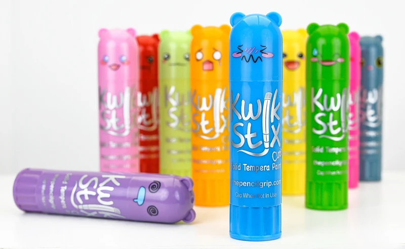 The Pencil Grip Kwik Stix Cuties Paint Sticks 12-Pack Set