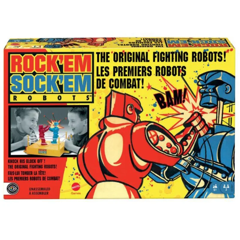 Rock 'Em Sock 'Em Robots Retro Game - full sized