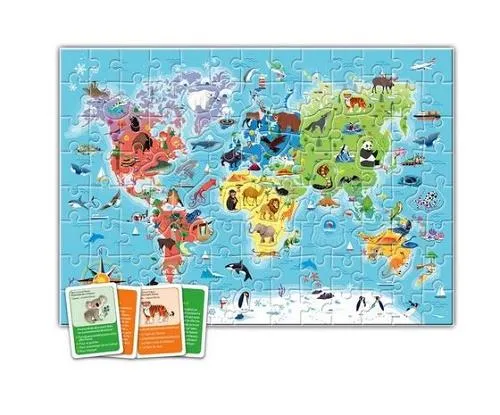 Clementoni À La Découverte du Monde Puzzle