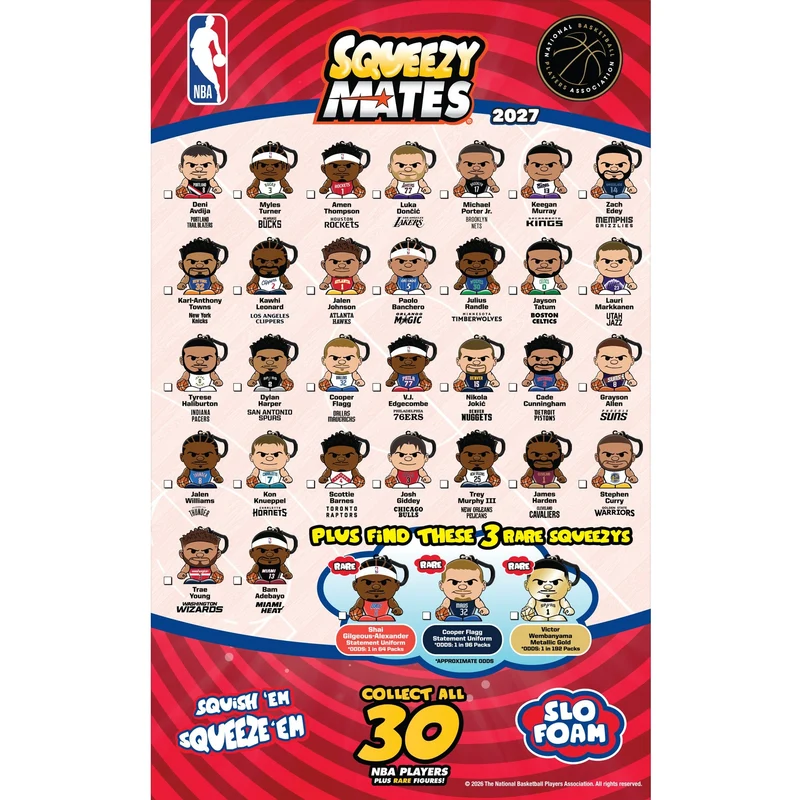 Party Animal SqueezyMates NBA 2027 Blind Bag