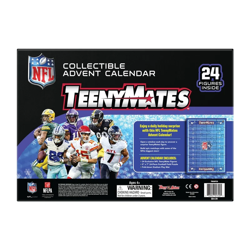 Party Animal TeenyMates NFL Advent Calendar 2026