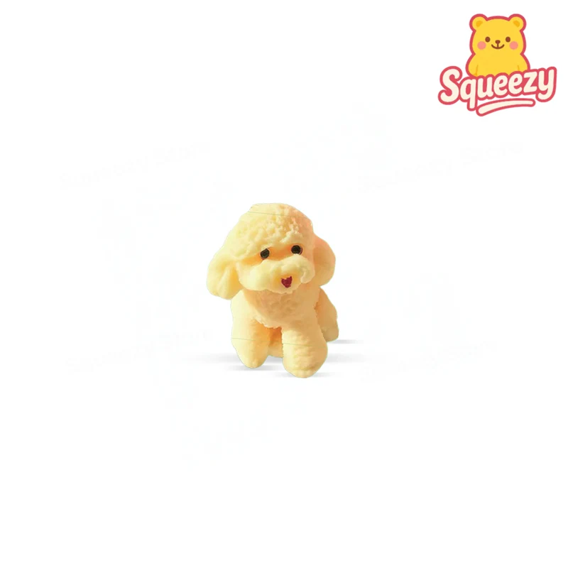 Poodle Squishies Super Soft Slow Rising Stress Relief Toy