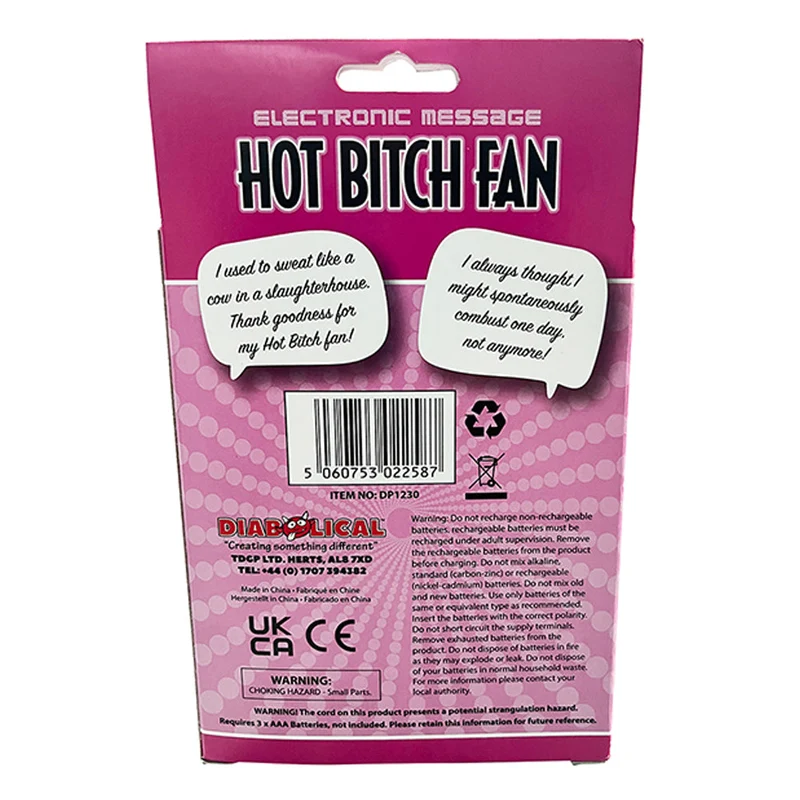 Hot Bitch Handheld Fan
